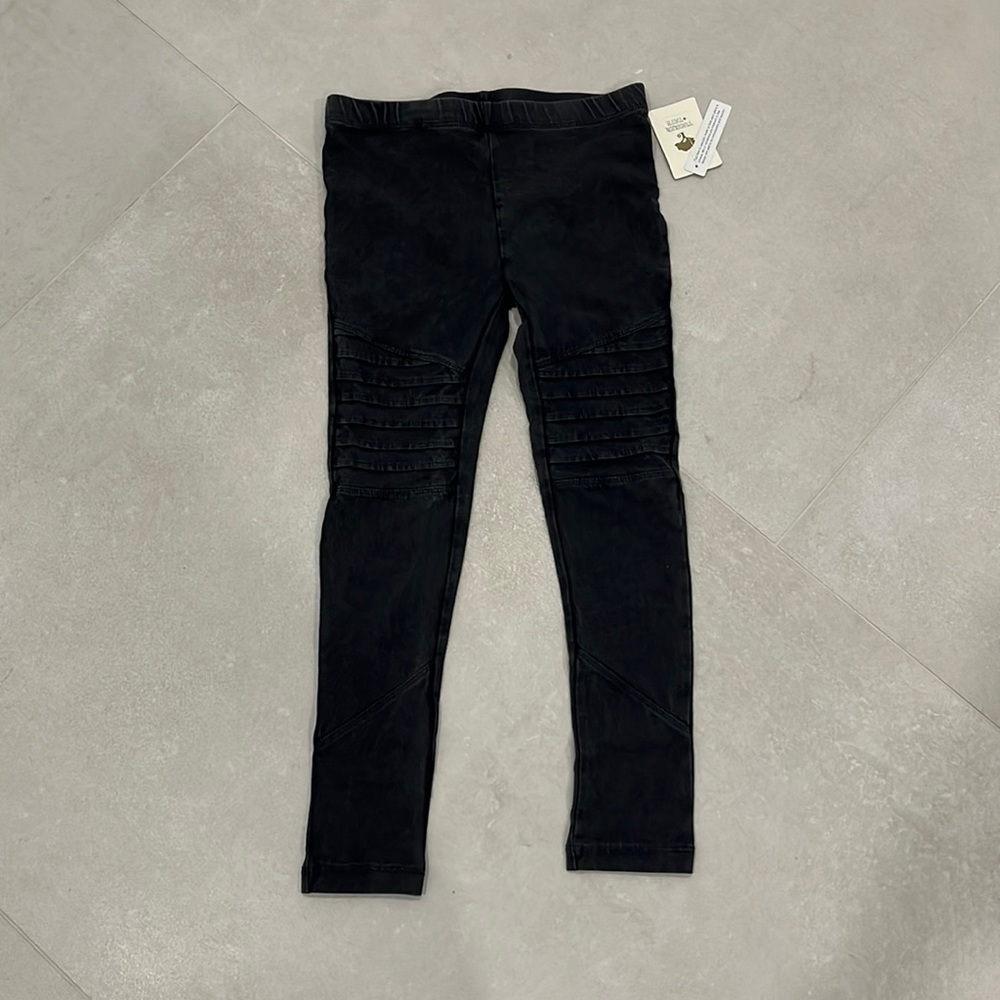 Brand new washed black girls leggings by Tucker + Tate